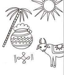 Pongal free printable coloring pages for girls and boys. 11 Sankranti Ideas Pongal Celebration Kites Craft Indian Festivals