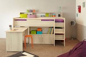Lit Combine Swan 90x200 Cm Acacia Clair Lit But Pas Cher Iziva Com Lit Combine Enfant Lit Combine Lit Enfant