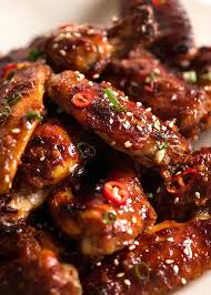 Sticky Baked Chinese Chicken Wings Recipe Chicken Wing Recipes Chinese Chicken Wings Chinese Chicken