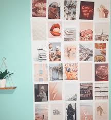 Maybe you would like to learn more about one of these? Easy Stick And Peel Collage Kit Aesthetic Vsco Pink Wall Etsy Bedroom Wall Collage Pink Walls Collage Kit