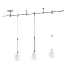 Kendal Lighting Rpk91 Line Voltage Pendant Rail Kit Track Lighting Kits Lighting Track Lighting