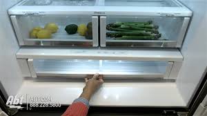 If you have an eye for design, ge counter depth refrigerators are an aesthetically pleasing and practical choice for your kitchen. Ge Monogram French Door Bottom Freezer Refrigerator Zwe23eshss Overview Youtube