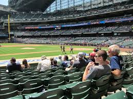 Miller Park Fridays Front Row Baseball Seating