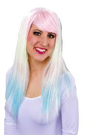 Müller Costume Accessory Women's Wig Alexa Long Pastel Carnival Fancy  Dress: Amazon.de: Toys