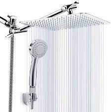 Maybe you would like to learn more about one of these? Kaqinu Shower Head 8 High Pressure Rainfall Shower Head Handheld Showerhead Combo With 11 Extension Arm Anti Leak Shower Head With Holder Hose Flow Regulator Chrome Walmart Com Walmart Com