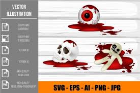 Svg images and their behaviors are defined in xml text files. Spooky Halloween Bloodi Clipart Graphic By Artnovi Creative Fabrica