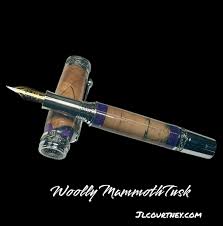 Image result for mammoth bone inlay fountain pen