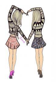 Jan 21 2017 this is bffs in anime form. Friendship Love Drawings Of Friends Best Friend Drawings Bff Drawings