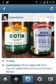 Biotin Oil For Hair Growth In India Biotin Helps With Hair Growth And Black Current Oil Helps With Thickness Queenestyles On Ig Must Fol Natural Hair Styles Thick Hair Styles Hair Treatment