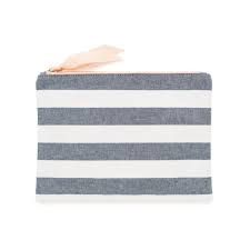 Fabric Pouch Chambray Stripe Gingham Fabric Sugar Paper Chambray Fabric
