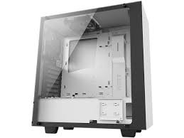 Nzxt S340 Elite Matte White Steel Tempered Glass Atx Mid Tower Case Computer Case Computer Tower Locker Storage