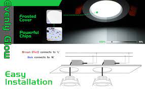 6 led recessed retrofit kit adjustable gimbal dimmable 5000k. 2 5 Inch Dimmable Recessed Lighting 110v 5w 6000k Daylight Pure White Retrofit Led Downlight Cri 80 With Led Driver No Can Needed 4 Pack Amazon Com