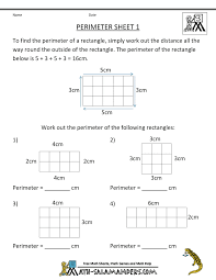 Perimeter Worksheets 3rd Grade Math Worksheets Perimeter Worksheets Area Worksheets