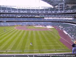 miller park view from loge bleachers 235 vivid seats