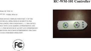 How do i reprogram my tempurpedic remote? Rc Wm 101 Custom Memory Remote Control User Manual Controller 960624 Ascion