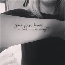 30 Positive Tattoo Ideas For Women That Are Very Encouraging Mommy Tattoos Baby Name Tattoos Inspiring Quote Tattoos