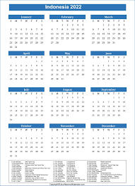 Download kalender bali 2019 gratis format pdf pengertian kalender secara umum kalender, tanggal, atau kalender adalah sistem untuk menamai periode waktu (seperti hari ini misalnya). Calendar 2022 Indonesia Public Holidays 2022
