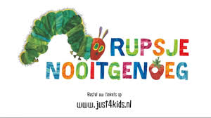 The very hungry caterpillar) is de thema 'rupsje nooitgenoeg'. Rupsje Nooitgenoeg