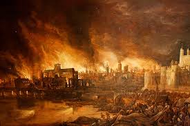 London fire brigade urged residents avoid the area and keep all windows and doors closed. The Great Fire Of London On This Day