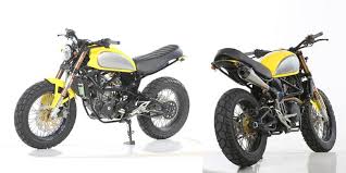 Hasil gambar untuk modifikasi motor scrambler