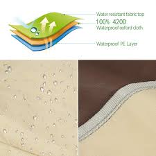 Scorpiuse Patio Cushion Storage Bag 420d Outdoor Protective Zippered Patio Furniture Cover Waterproof Dustpro In 2020 Patio Cushion Storage Outdoor Storage Bag Storage