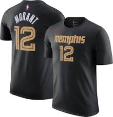 Free standard shipping on orders over $50. Nike Men S 2020 21 City Edition Memphis Grizzlies Ja Morant 12 Cotton T Shirt Dick S Sporting Goods
