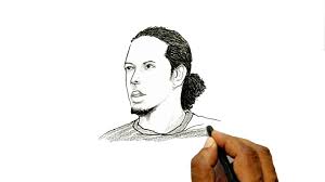 Solda mini messi'nin doğduğu ev ve sağda gittiği okul görülmekte. Van Dijk Drawing Easy