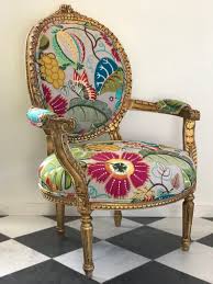 Customizable French Chair Ready For Your Special Fabric Etsy French Chairs Reupholster Chair Vintage Chairs