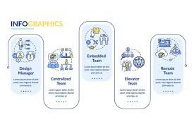 Project Team Types Vector Infographic Graphic By Bsd Studio Creative Fabrica