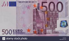 In deutschland kann ein schließlich soll niemand ohne lizenz geld drucken können. 500 Euro Schein Stockfotos Und Bilder Kaufen Alamy