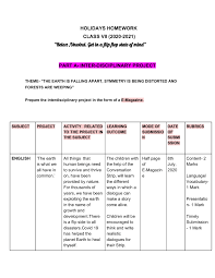 Holiday Homework Class Vii 1 Pages 1 11 Text Version Anyflip