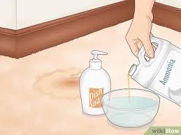 Gently press onto the stain with the cloth instead of rubbing it, which could embed it deeper into the carpet fibers. 3 Ways To Remove Permanent Hair Dye From Carpets Wikihow