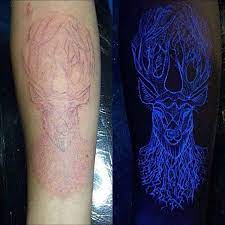60 Glow In The Dark Tattoos For Men Uv Black Light Ink Designs Uv Tattoo Glow Tattoo Dark Tattoo