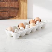 Ceramic 12 Egg Holder Crates Egg Crates Crate And Barrel