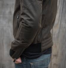Blauer Indirect Textile Jacket Jackets Textiles Leather Jacket
