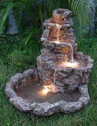 Maybe you would like to learn more about one of these? Solar Fountain Garden Accessories I Love The Idea Of No Wires And What A Nice Water F Backyard Water Fountains Patio Water Fountain Water Fountains Outdoor
