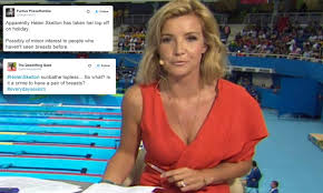 Outraged Twitter users slam leaked footage showing Helen Skelton sunbathing  topless | Daily Mail Online