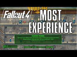 fallout 4 best build to gain exp level up for what we know