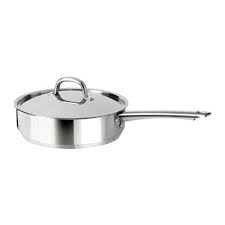 Oumbarlig Saute Pan With Lid Ikea Saute Pan Cooktop Glass Cooktop