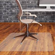 Buy Office Chair Mat Clear Plastic For Hardwood Floor Plastic Computer Chair Mat Pvc Plastic Mat Clear Oversized And Rolling Delivery Protect Hard Flooring In Home And Office 36 X 48 Rectangle In