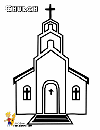 It's also easier for kids to hold! Church Coloring Page Coloring Pages For Kids And For Adults Coloring Library
