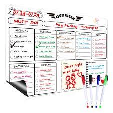 Check spelling or type a new query. Faayfian Stain Resistant Large Fridge Magnet Weekly Dry Erase Board Calendar Whiteboard To Do List With Bonus 4 Magnetic Dry Erase Markers For Family Office School Home Organizing Buy Online In Angola At