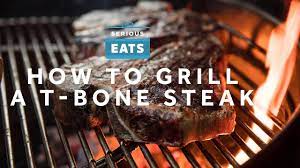 In the process, steaks are thoroughly grilled using. How To Grill A T Bone Steak Grilling Fridays Serious Eats Youtube