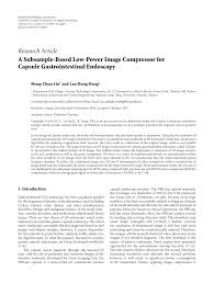 A Subsample-Based Low-Power Image Compressor for Capsule Gastrointestinal  Endoscopy – topic of research paper in Electrical engineering, electronic  engineering, information engineering. Download scholarly article PDF and  read for free on CyberLeninka open