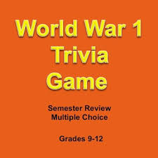 Computers and the history of technology, make for extremely interesting yet challenging trivia questions. Technology Weapons Of The Great War Digital Trivia Review Game