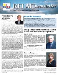 President's Message Inside the Newsletter