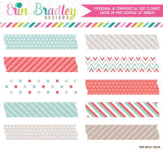 Blue And Red Washi Tape Clipart Commercial Use Digital Clip Etsy Digital Clip Art Graphics Washi Digital Sticker