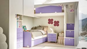 Camera a ponte con sportelli tinta rosa antico con letto e materasso incluso , molto solida. Camerette A Ponte Per Bambini Centro Veneto Del Mobile