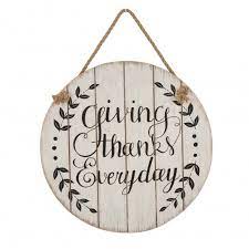 Maybe you would like to learn more about one of these? Official Glitzhome Thanksgiving Wall Decorations Farmhouse Wooden Wall Decorative Sign Round Hanging Thanksgiving Wall Art
