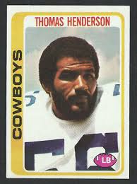 1978 Topps #213 THOMAS "HOLLYWOOD" HENDERSON Dallas Cowboys ROOKIE CARD